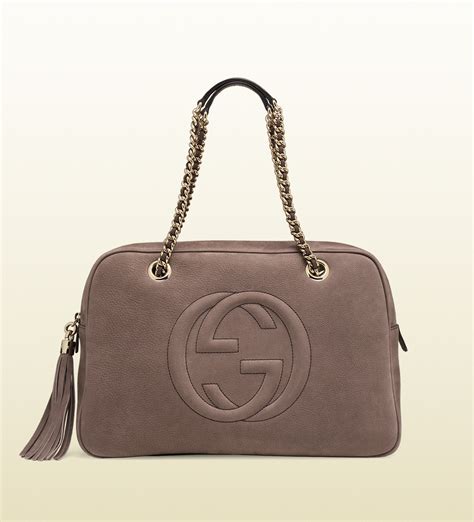 soho gucci nubuck|Gucci soho bag.